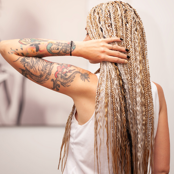 Istennő fonás AFROline boho göndör tincsekkel